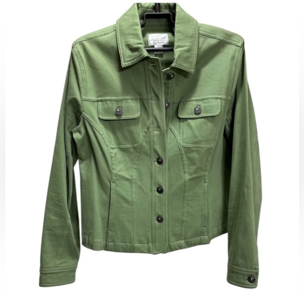 Christopher & Banks Green Jacket NWOT